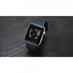 Wholesale Pro Soft Silicone Sport Strap Wristband Replacement for Apple Watch Series 9/8/7/6/5/4/3/2/1/SE - 41MM/40MM/38MM (Navy Blue)